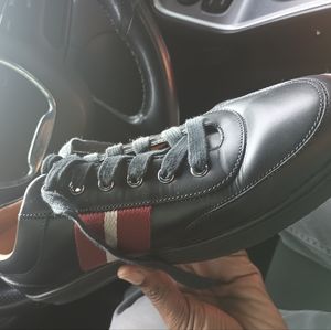 A Pair Of Black Bally's